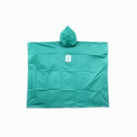 Water Proof Poncho with Hood (Adult Green)