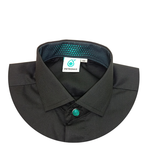 PETRONAS Corporate Black Working Shirt Long Sleeve (Male)