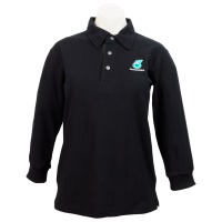 PETRONAS Corporate Polo T-Shirt Long Sleeve Black 